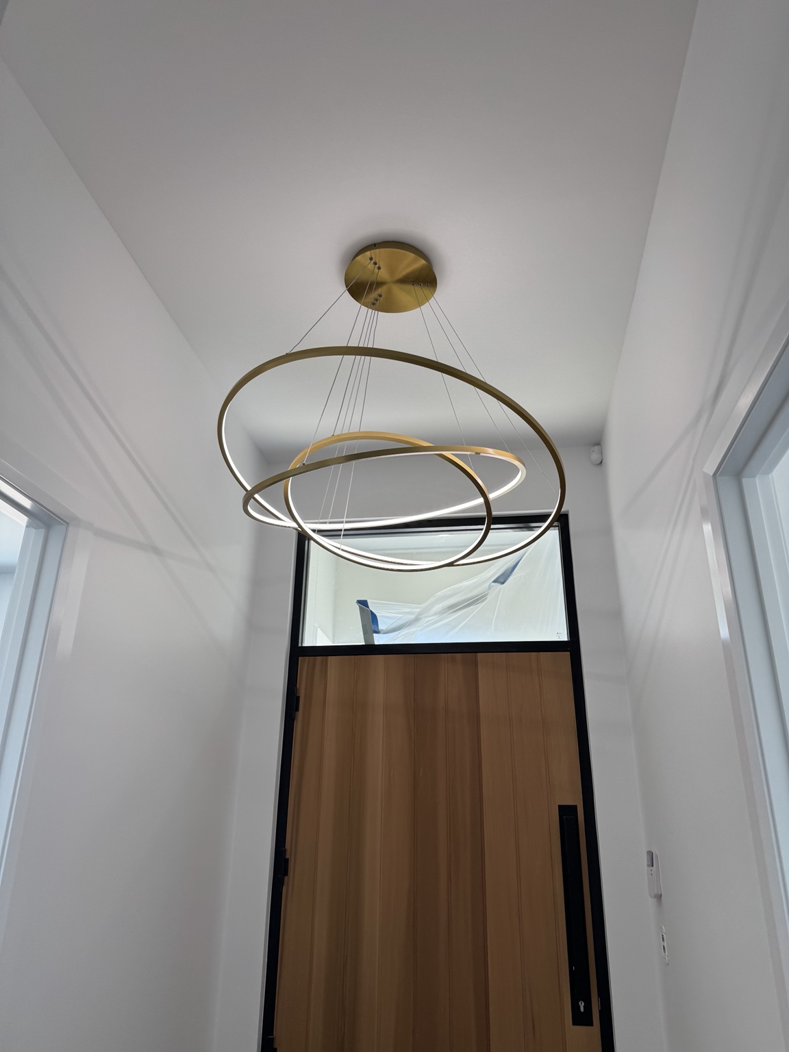 Gold entry feature pendant